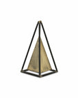 Narrow Metal Triangular Decorative Sculpture