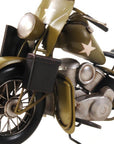 c1942 Green U.S. Army Motorcycle Sculpture