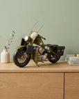 c1942 Green U.S. Army Motorcycle Sculpture