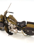 c1942 Green U.S. Army Motorcycle Sculpture