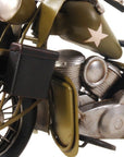 c1942 Green U.S. Army Motorcycle Sculpture