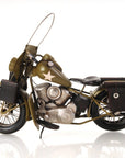 c1942 Green U.S. Army Motorcycle Sculpture