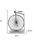 c1870 High Wheeler Bicycle Metal Decorative Bookends
