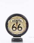 6" Black Metal Analog Round Wall Clock