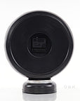 6" Black Metal Analog Round Wall Clock