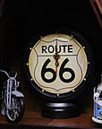 6" Black Metal Analog Round Wall Clock