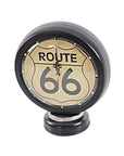 6" Black Metal Analog Round Wall Clock