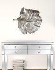 Set of Two Gray Aluminum Novelty Hanging Dimensional Sculpture