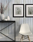 Set of Two Babybreaths and Birds Wall Art