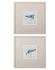 Set of Two Sandpipers Watercolor Wall Art