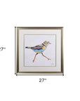 Set of Two Colorful Beach Birds Wall Art