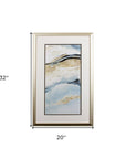Set of Two Sandy Beach Abstract Wall Art