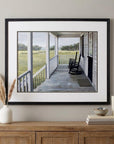 Farmhouse Back Porch Scene Wall Art