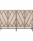 Champagne Deco Buffet Storage Cabinet