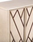 Champagne Deco Buffet Storage Cabinet