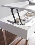 48" Adjustable White Standing Desk Converter