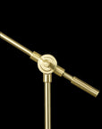 Shiny Satin Brass LED Adjustable Desk Lamp