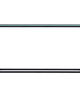 56" Black Mirrored Glass Console Table