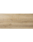 42" Natural Wood Floor Shelf Console Table With Two Shelves