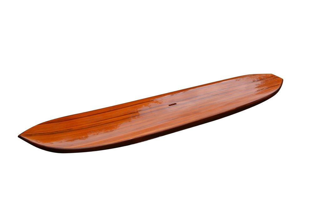 5" Brown Solid Wood Outdoor Game