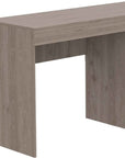 47" Light Gray Computer Desk With Two Drawers