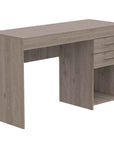 47" Light Gray Computer Desk With Two Drawers