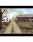 Warm Spring Day Black Framed Print Wall Art