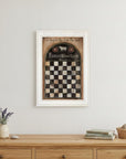 Woolsey Board Game 1 White Framed Print Wall Art