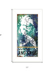Wild and Free 1 White Framed Print Wall Art