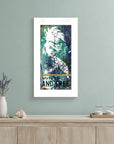 Wild and Free 1 White Framed Print Wall Art