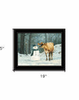 Well Hello There 2 Black Framed Print Wall Art