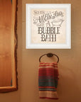 When All Else Fails 2 White Framed Print Bathroom Wall Art
