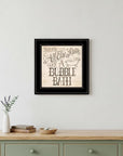 When All Else Fails 3 Black Framed Print Bathroom Wall Art