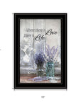 Where There is Love 3 Black Framed Print Wall Art