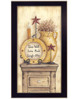 Words to Live Black Framed Print Wall Art