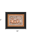 Whoooo Loves You Black Framed Print Wall Art
