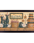 Welcome to Our Home 2 Black Framed Print Wall Art