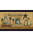 Welcome to Our Farm House Black Framed Print Wall Art