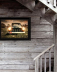 Wrong Lane 2 Black Framed Print Wall Art