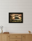 Wrong Lane 2 Black Framed Print Wall Art