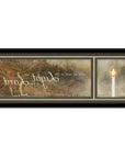 Walk in the Light 1 Black Framed Print Wall Art