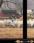 Wool Gathering 3 Black Framed Print Wall Art