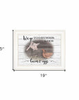 We Go Together Like Bacon and Eggs White Framed Print Wall Art