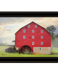 Willow Grove Mill 3 Black Framed Print Wall Art