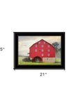 Willow Grove Mill 3 Black Framed Print Wall Art