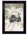 Winter Park 2 Black Framed Print Kitchen Wall Art