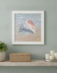 Whelk White Framed Print Wall Art