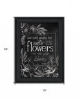Yet to Bloom 4 Black Framed Print Wall Art