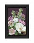 Wild For Plum Bouquet 3 Black Framed Print Wall Art