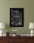 Yet to Bloom 1 Black Framed Print Wall Art